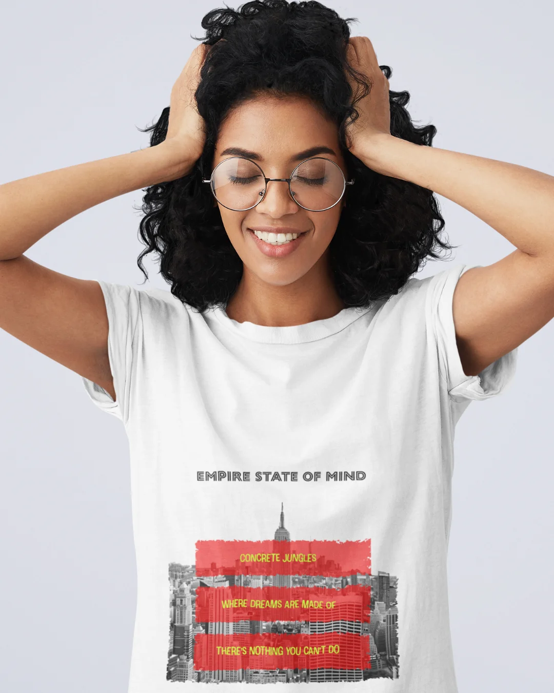 Oversized Printed Tee - EMPIRE STATE
