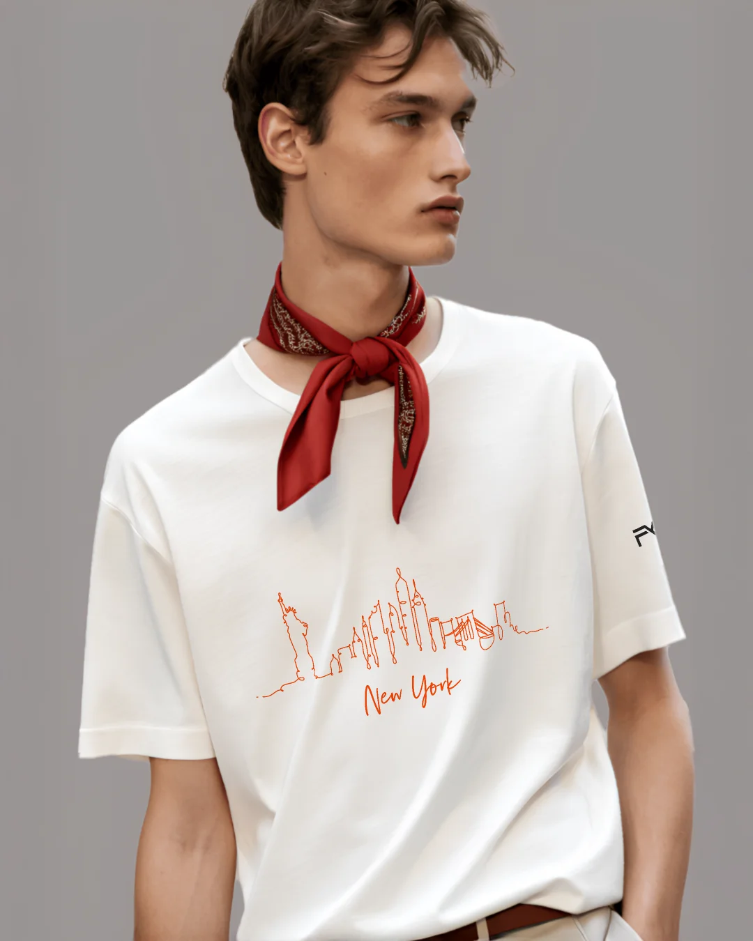 Oversized Printed Tee - New York