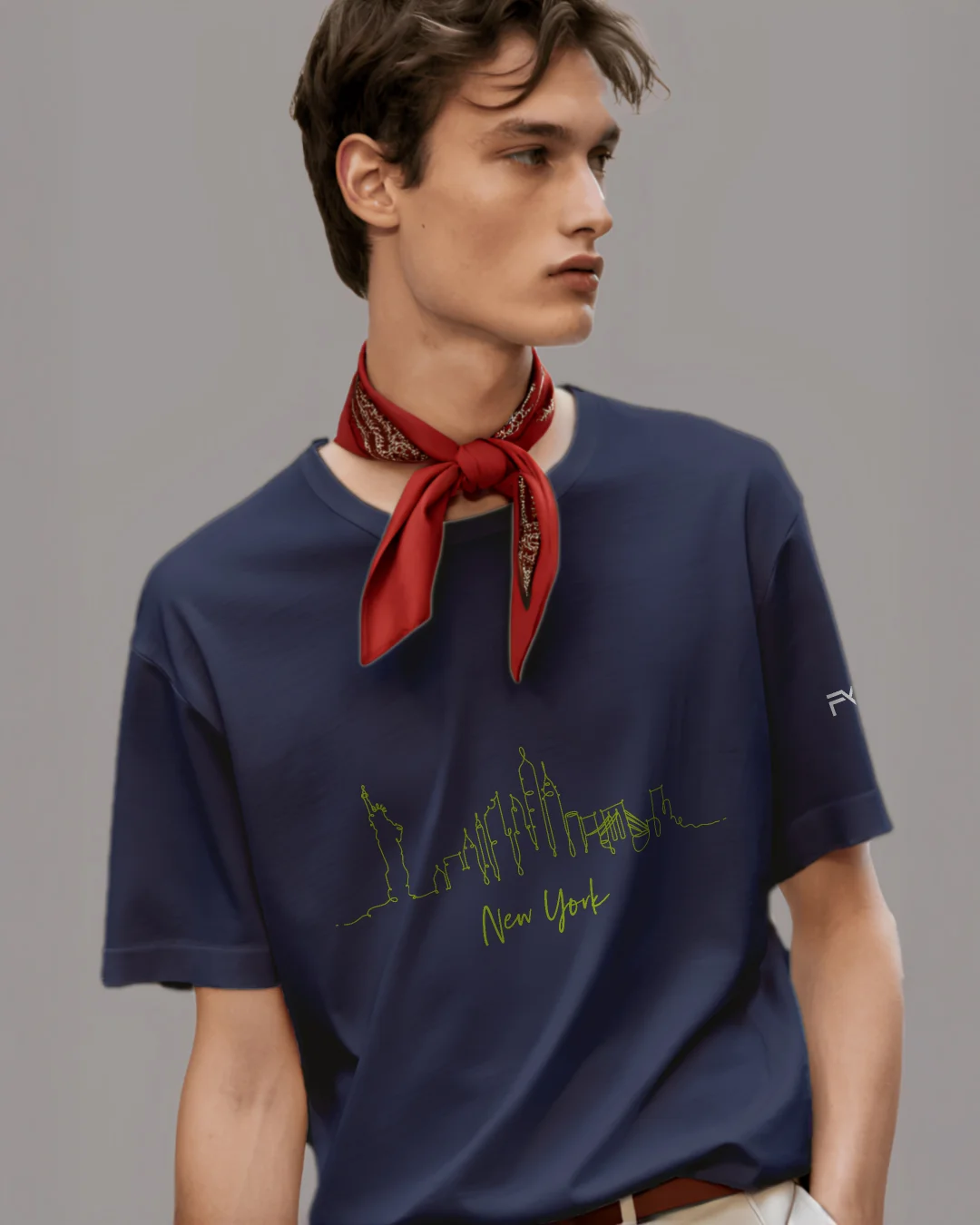 Oversized Printed Tee - New York